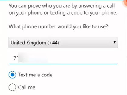 MFA Add Phone Number MFA Add Phone Number Screenshot